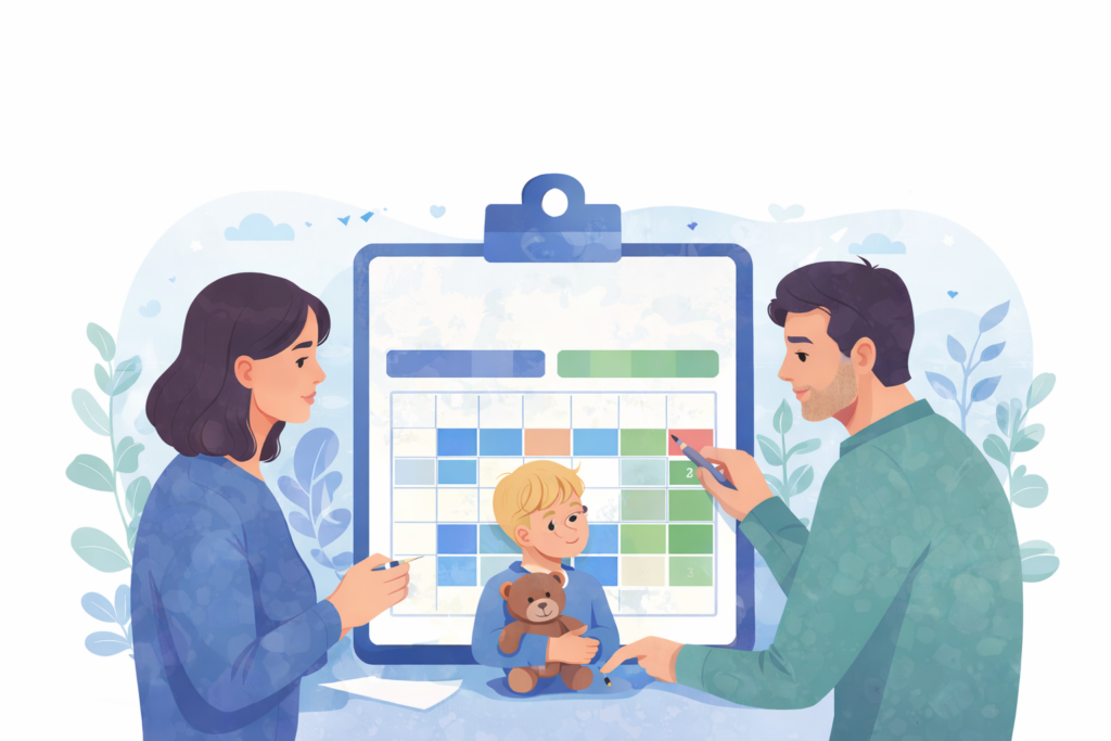 Plan rodzicielski po rozstaniu: jak go ułożyć, żeby działał w praktyce Opieka nad dzieckiem